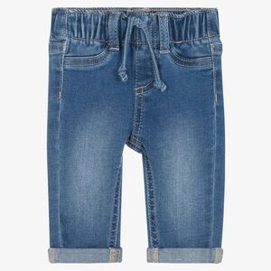 Mayoral Classic Blue Baby Drawstring Jeans (NWOT)
